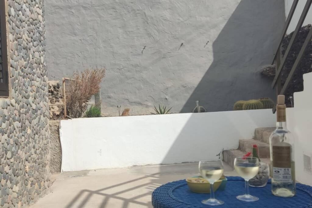 Los Nudos, Acogedor Apartamento Con Patio Privado. Агаэте Экстерьер фото